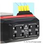 Sefdrert Thermomètre à Thermocouple Enregistreur de Données à 4 Canaux Thermomètre Enregistreur de Température de Type K avec Al