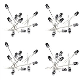 FYOBOT 40Pcs 5mm IR LED Infrarouge Light Emitting Diode