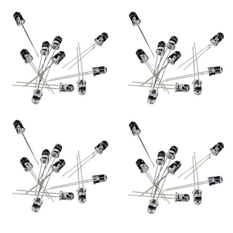 FYOBOT 40Pcs 5mm IR LED Infrarouge Light Emitting Diode