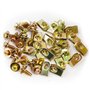 Hxhsgmeh 20X Boulons de Carrosserie, Écrous en U, Clips sous Le Couvercle du Moteur, Protection Contre Les Éclaboussures, Pare-C