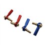 JOFUUM Tige de traction de positionnement de rotule en métal M3, barre d'accouplement 2 mm, tige de liaison servo avec rotule en
