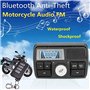 NINGWANG Moto Audio MP3 Radio SystèMe de Son Haut-Parleurs StéRéO éTanche FM 5 Fonctions D'éGalisation éCran LCD USB / / TF Noir