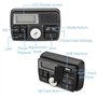 NINGWANG Moto Audio MP3 Radio SystèMe de Son Haut-Parleurs StéRéO éTanche FM 5 Fonctions D'éGalisation éCran LCD USB / / TF Noir