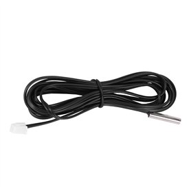 2M Thermistance Capteur de Température Sonde Etanche 10K 1% 3950 Noir