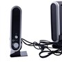 GOURIDE Enceinte audio USB 120 W pour ordinateur de bureau, ordinateur portable, prise 3,5 mm