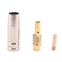 Iyalezirk Embouts de contact, kit de pièces de soudure, accessoire consommable pour fer à souder Mig, convient pour machine à so