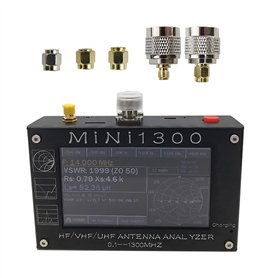 Nettoppo Mini Analyseur de Réseau Vectoriel 1300 Multimètre RF à Ondes Stationnaires Portable 1
