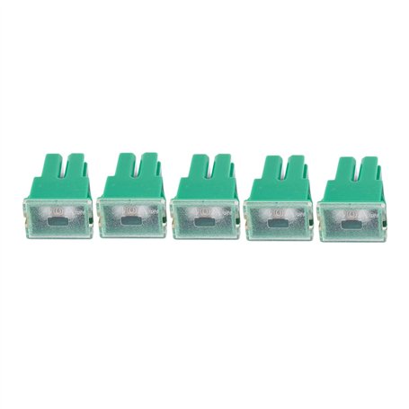 Iyalezirk 5 x vert 40 A Prise en fusible PAL Cartouche lame pour voiture