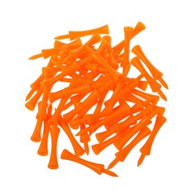 Grendly Lot de 50 tees de golf de 70 mm (orange)