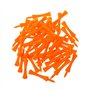 Grendly Lot de 50 tees de golf de 70 mm (orange)