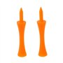 Grendly Lot de 50 tees de golf de 70 mm (orange)