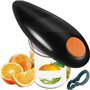 Muuoeou Ouvre-BoîTe éLectrique, Outil de Cuisine à Une Pression avec la SéCurité des Couvercles à Bords Lisses pour Les Femmes a