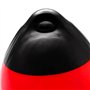moonsun Boule de défense en PVC de résistance ronde Boule de pare-chocs à ressort Protection gonflable d'amarrage marine rouge