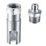 ISKDJBJG 2X Raccord de Graisse à Angle Droit, Raccord de Graisse à Fente à 90 Degrés avec Filetage NPT de 1/8 de Pouce, Coupleur