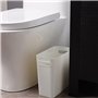 Axaooqeld Lot de 2 corbeilles à papier en plastique pour salle de bain, chambre à coucher, cuisine, bureau