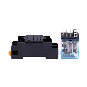 LY2NJ HH62P-L JQX-13F 220V AC Bobine DPDT Relais de puissance 8 PTF08 prise