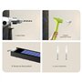 Ronlok Lumière Extérieure à LED pour Colonne de Signalisation Lumineuse sur la Terrasse, 8 Lumières