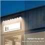 Ronlok Lumière Extérieure à LED pour Colonne de Signalisation Lumineuse sur la Terrasse, 8 Lumières
