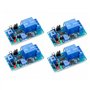 HDYS Lot de 4 relais temporisés 12 V CC avec minuterie