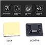 Cpolebev 100 pieces auto-adhesif cable attache base support 20 x 20 x 6mm