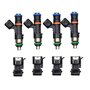 EdorRo Injecteurs de Carburant 60Lb 630Cc avec pour 1.8T Turbo -A4 Golf EV14 0280158117 0280158298