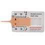 Reinscer Jauge de profondeur de pneu de voiture moto remorque Van Wheel