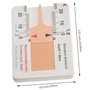 Reinscer Jauge de profondeur de pneu de voiture moto remorque Van Wheel