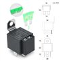 Nettoppo 6 PièCes 5 Broches SPST Relais éLectrique Automobile 12 V 30A Voiture Fusible Relais Interrupteur Faisceau de Câbles Ac