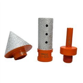 Junterone Fraise Diamantée Brasée