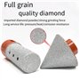 Junterone Fraise Diamantée Brasée, Chanfreineuse, Élargisseur de Trou pour Carreaux de Céramique, Adaptateur de Filetage 5/8-11,