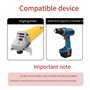Junterone Fraise Diamantée Brasée, Chanfreineuse, Élargisseur de Trou pour Carreaux de Céramique, Adaptateur de Filetage 5/8-11,
