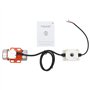 Asyduey Moteur de Vibration Électrique 50 W DC12 V avec Contrôleur de Vitesse