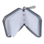 Zunedhys Pochette de rangement rigide pour 40 CD/DVD - Argenté
