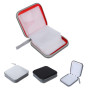 Zunedhys Pochette de rangement rigide pour 40 CD/DVD - Argenté