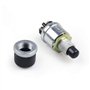 PRIZOM 12V 50A Interrupteur éTanche Bouton Poussoir Voitures Bateau Piste DéMarrage Moteur DéMarreur