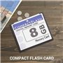 Bcowtte Carte mémoire flash compacte professionnelle de 4GB pour l'appareil-photo, machine de publicité, carte d'ordinateur indu