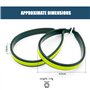 watera 2 Paires de Pinces à Pantalon de VéLo Pinces à Pantalon de VéLo LéGèRes avec Bandes RéFléChissantes pour Les Balades Noct