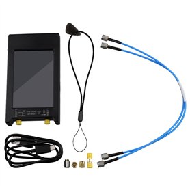 Etyrerre Nouveau LiteVNA-64 50KHz-6.3GHz LiteVNA 4 Pouces éCran Tactile Analyseur de RéSeau Vectoriel HF UHF Analyseur D'Antenne
