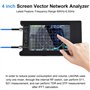 Etyrerre Nouveau LiteVNA-64 50KHz-6.3GHz LiteVNA 4 Pouces éCran Tactile Analyseur de RéSeau Vectoriel HF UHF Analyseur D'Antenne