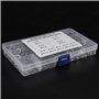 Sirxlevcy ÉCrous en Acier Inoxydable 2-56 à 3/8 Pouces-16 UNC D'Assortiment D'éCrous Hexagonaux pour Vis Boulons-280 PièCes SéRi