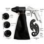 Nsssunnre Kit D'Outils de Sablage Pneumatique Ensemble de Machine de Sablage Sableuse Polyvalente Machine de Polissage Portative