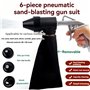 Nsssunnre Kit D'Outils de Sablage Pneumatique Ensemble de Machine de Sablage Sableuse Polyvalente Machine de Polissage Portative