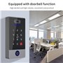 Reinscer TTLock Clavier de contrôle d'accès à reconnaissance faciale, contrôleur d'accès autonome étanche à l'empreinte digitale