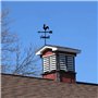 Josenidny Girouette coq – Girouette rétro en forme de coq – Indicateur de direction du vent décoratif pour cour et ferme