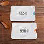 Lbvzxkad 10 pcs Feuille d'aluminium Anti-demagnetisation Couverture de Carte RFID Sac de Protection NFC Carte de Credit Anti-vol