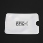 Lbvzxkad 10 pcs Feuille d'aluminium Anti-demagnetisation Couverture de Carte RFID Sac de Protection NFC Carte de Credit Anti-vol