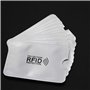 Lbvzxkad 10 pcs Feuille d'aluminium Anti-demagnetisation Couverture de Carte RFID Sac de Protection NFC Carte de Credit Anti-vol