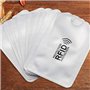 Lbvzxkad 10 pcs Feuille d'aluminium Anti-demagnetisation Couverture de Carte RFID Sac de Protection NFC Carte de Credit Anti-vol