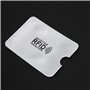 Lbvzxkad 10 pcs Feuille d'aluminium Anti-demagnetisation Couverture de Carte RFID Sac de Protection NFC Carte de Credit Anti-vol