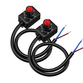 Doumneou Gradateur de LED à Bouton DC 0/1-10V